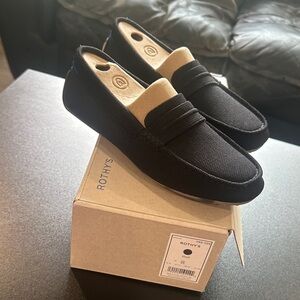 Like New Rothy's The Driver Loafer Flat Womens Size 8 Black